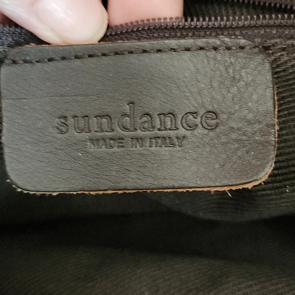 Sundance Made In Italy Brown Leather Shoulder Bag - Picture 9 of 12